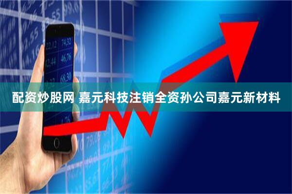 配资炒股网 嘉元科技注销全资孙公司嘉元新材料